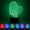 Touch 3d visual stereo colorful night light