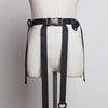 Utility-style Belt With A Buckle And Multiple Decorative Straps