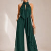 Summer Irregular Sleeveless Elegant Solid-Color Jumpsuit For Women