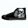 Skull-print Casual Canvas Shoes